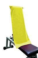 TELO PANCA MICROFIBRA 36X84 DA 170 GSM GIALLO CHIARO CON ALETTA FERM
