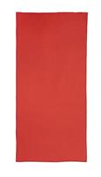 TELO MARE MICROFIBRA 85X180 DA 170 GSM COLORE ROSSO