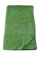 TELO MARE SPUGNA 90X180 CON BANDA STAMPABILE COLORE VERDE