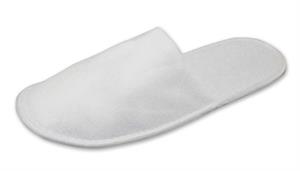 CIABATTA FLORENCE CON PUNTINI GOMMA ANTISCIVOLO COTONE BIANCHE