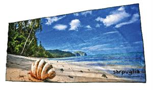 TELO MARE 80X156 COTONE/MICROFIBRA DA 370 GSM STAMPATO SUBLIMAZIONE