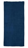 TELO MARE MICROFIBRA VELOUR 85X180 DA 350 GSM COLORE BLU