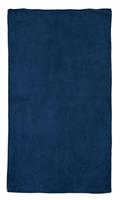 TELO MARE MICROFIBRA VELOUR 90X160 DA 350 GSM COLORE BLU
