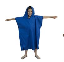 PONCHO MICROFIBRA RAGAZZO 12 ANNI 170 GSM COLORE ROYAL
