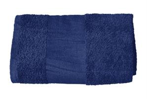 TELO PALESTRA SPUGNA 50X90 DA 350 GSM CON BANDA STAMP. COL. BLU NAVY