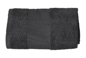 TELO MARE SPUGNA 90X180 CON BANDA STAMPABILE COLORE NERO