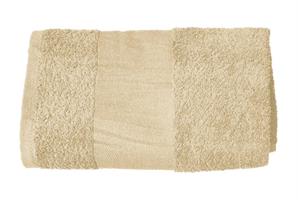TELO PALESTRA SPUGNA 50X90 DA 350 GSM CON BANDA STAMP. COL. EKRU